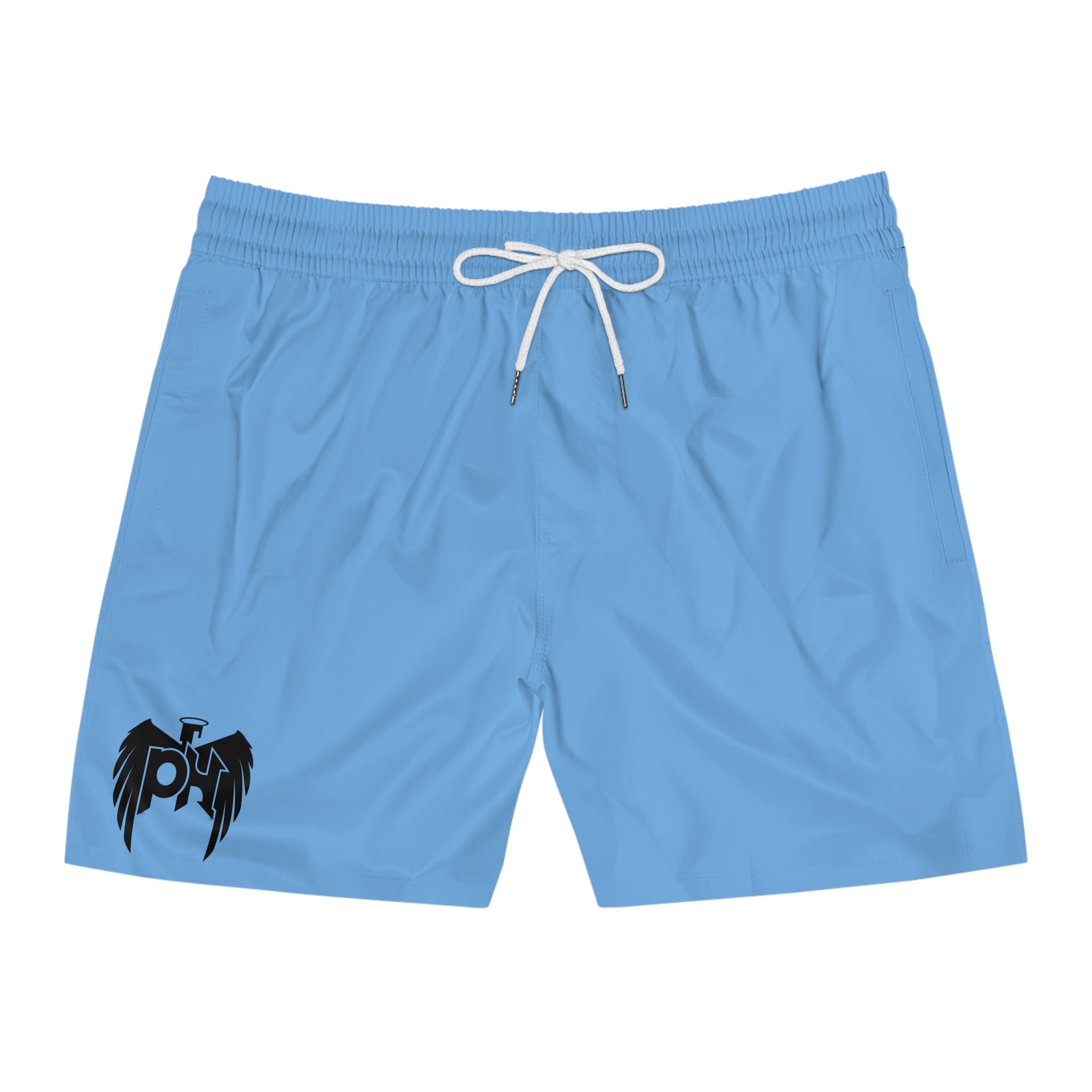 Men's Swim Shorts  — Lightweight Mid-Length Beach Trunks