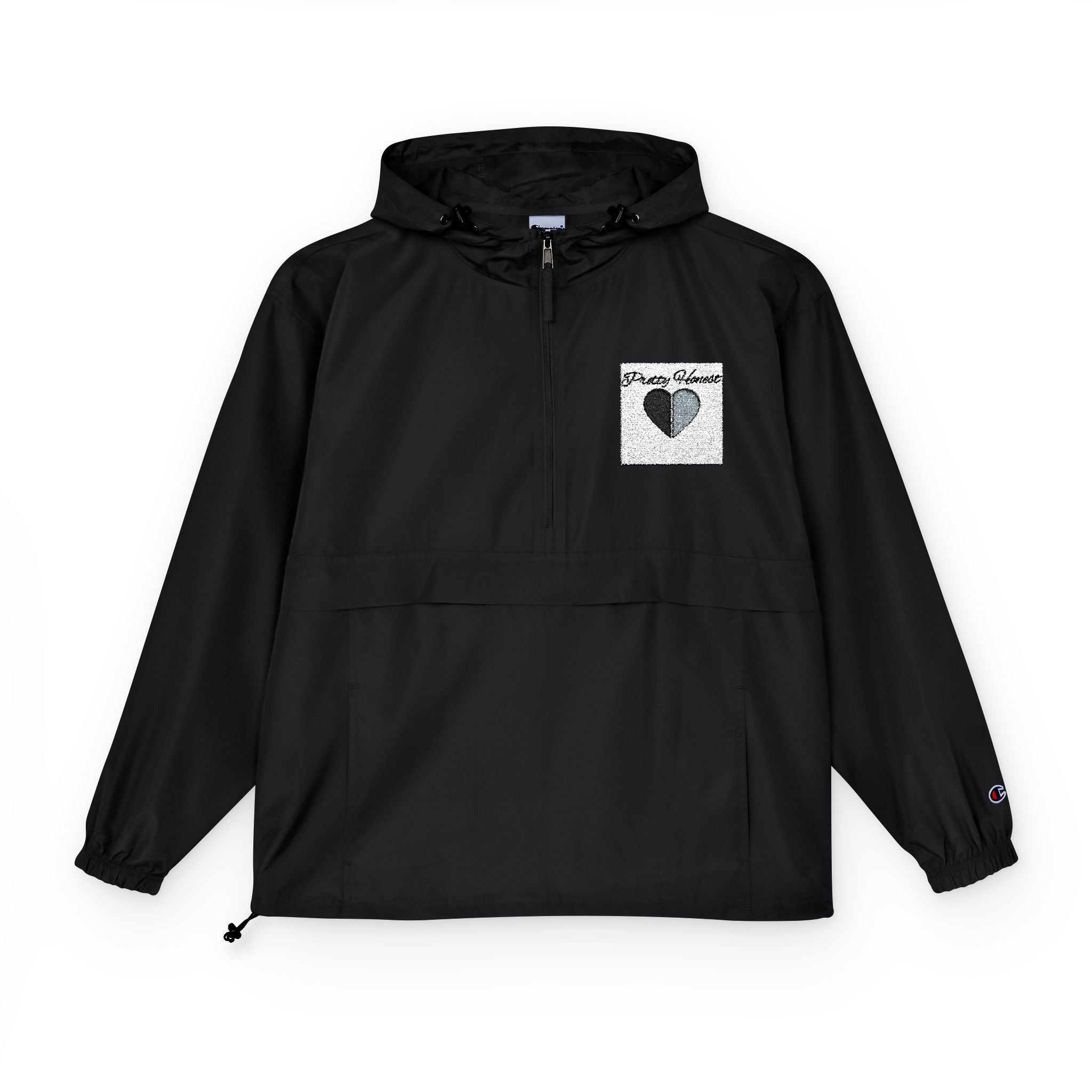 Heart Patch Anorak Jacket — Packable Champion Windbreaker