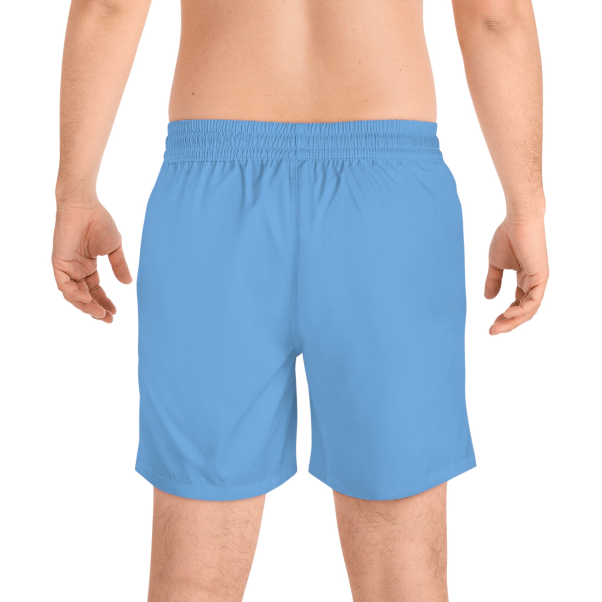 Men's Swim Shorts  — Lightweight Mid-Length Beach Trunks